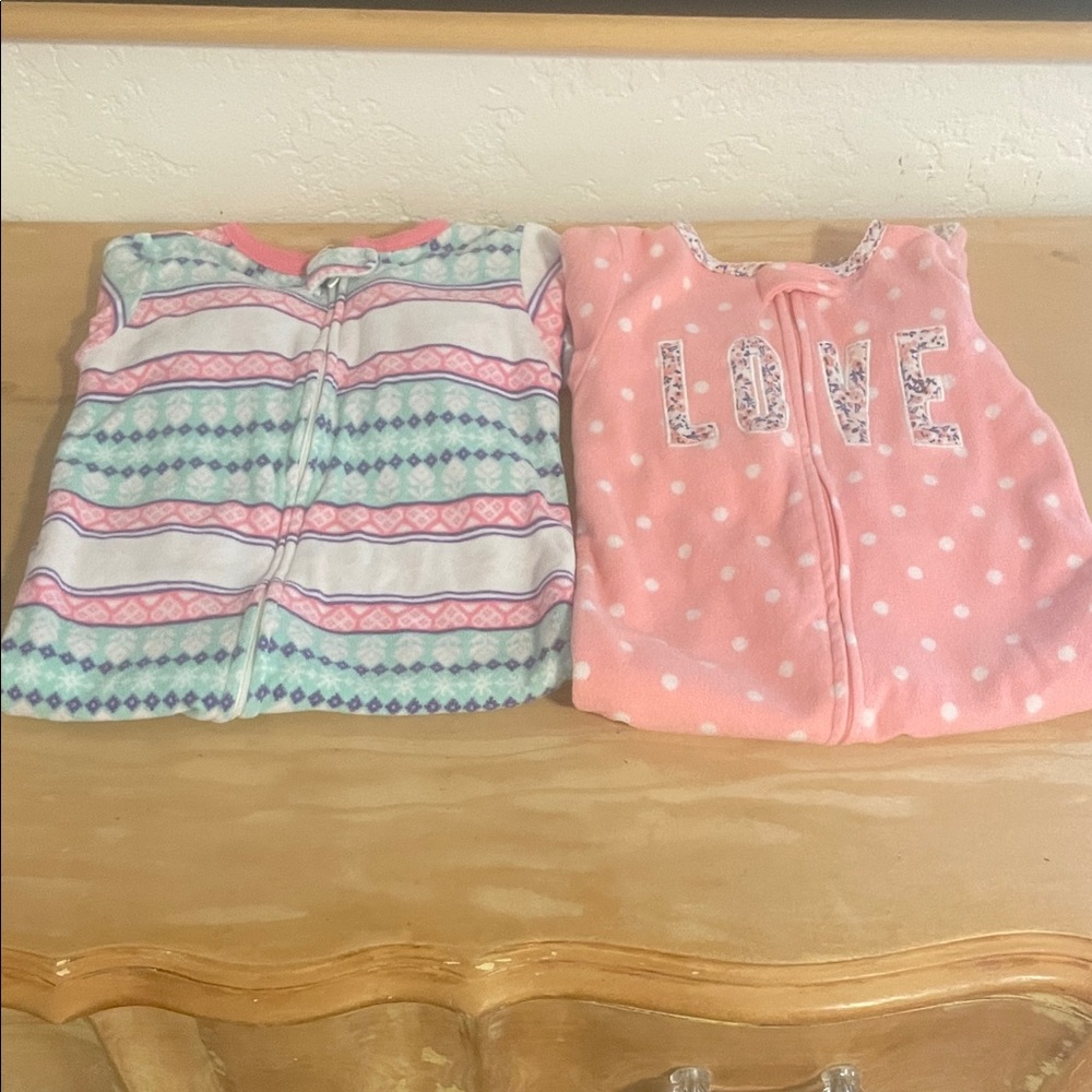 Carter's Toddler Girls Footie Pajamas (18 Months)